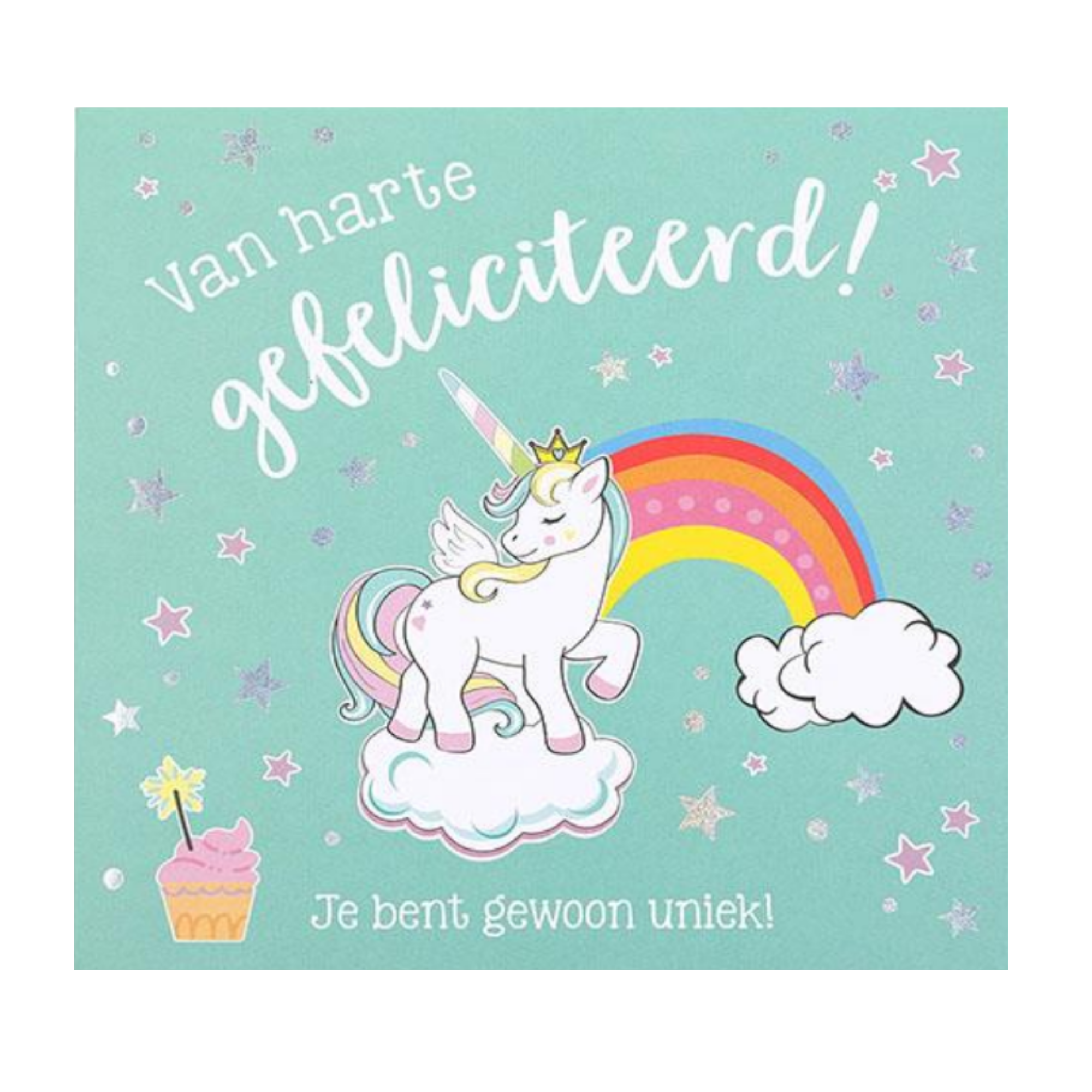 Kaart - Pop-up, licht & muziek - Van harte gefeliciteerd! Je bent gewoon uniek! - 052A.