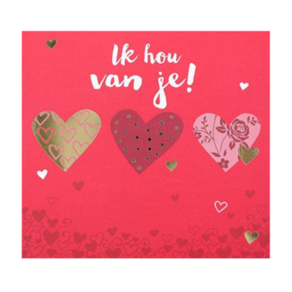 Depesche Kaart - Pop-up, licht & muziek - Ik hou van je! - 054A.