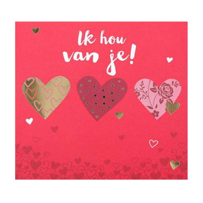 Depesche Kaart - Pop-up, licht & muziek - Ik hou van je! - 054A.