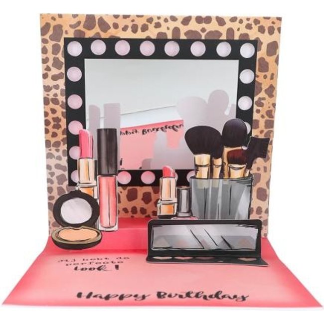 Depesche Kaart - Pop-up, licht & muziek - Voor een vrouw met stijl - 018A.