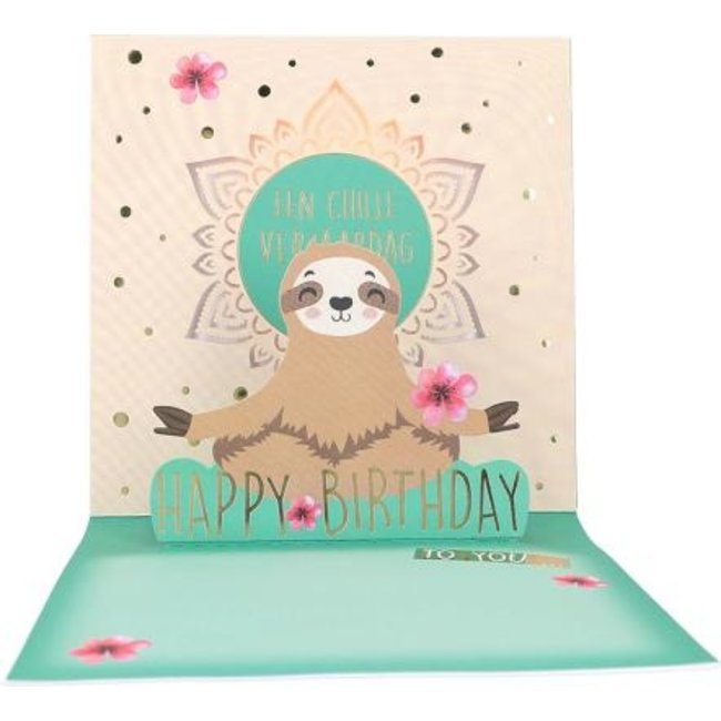 Depesche Kaart - Pop-up, licht & muziek - Is het alweer je verjaardag? Geen stress... - 023A.