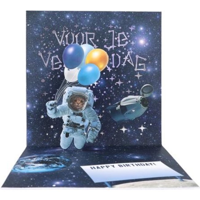 Depesche Kaart - Pop-up, licht & muziek - Sterrengalactische groetjes - 027A.