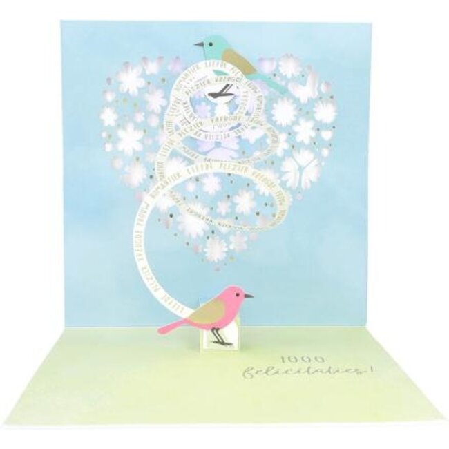 Depesche Kaart - Pop-up, licht & muziek - Getrouwd, love is in the air - 043A.