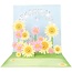 Depesche Kaart - Pop-up, licht & muziek - Gefeliciteerd, bloemen - 050A.