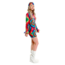 Partychimp Kostuum - Jurk - Hippie - Tye dye - Neon - S