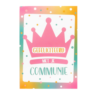 Artige Kaart - Artige - Seasonals - Gefeliciteerd met je communie - SCR07-A
