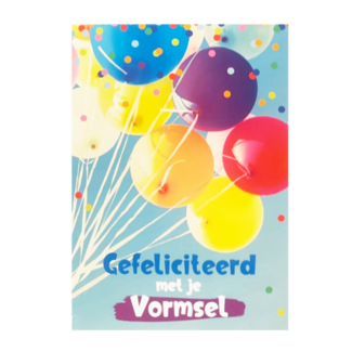 Artige Kaart - Seasonals - Gefeliciteerd met je vormsel - SCR03