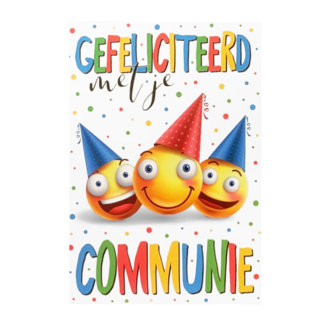 Artige Kaart - Artige - Seasonals - Gefeliciteerd met je communie - SCR01