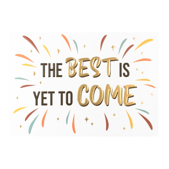 Artige Kaart - Daisy - The best is yet to come - DSY017