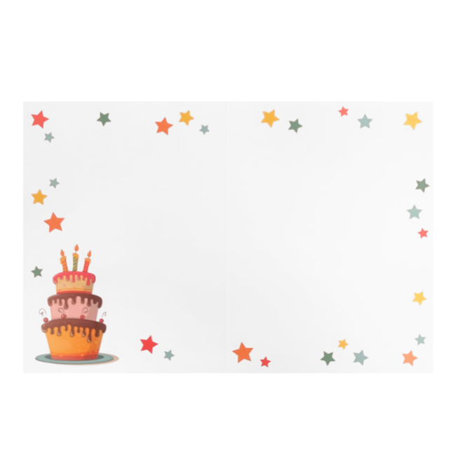 Artige Kaart - A4 formaat - Happy Birthday - MAX005-A