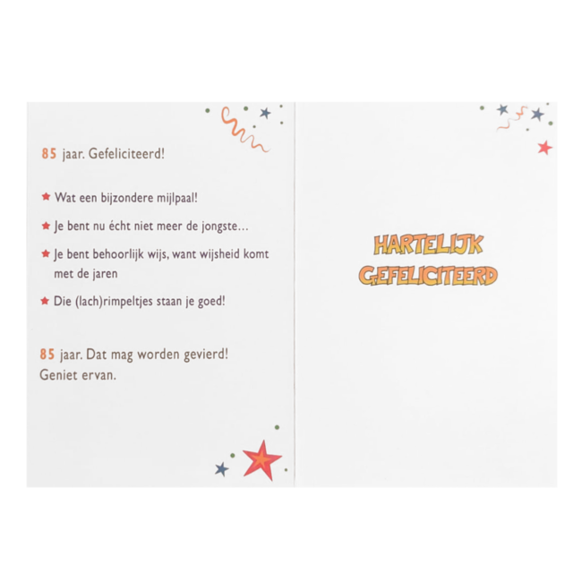 Artige Kaart - That funny age - 85 jaar - TFA106