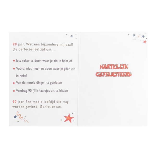 Artige Kaart - That funny age - 90 jaar - TFA113