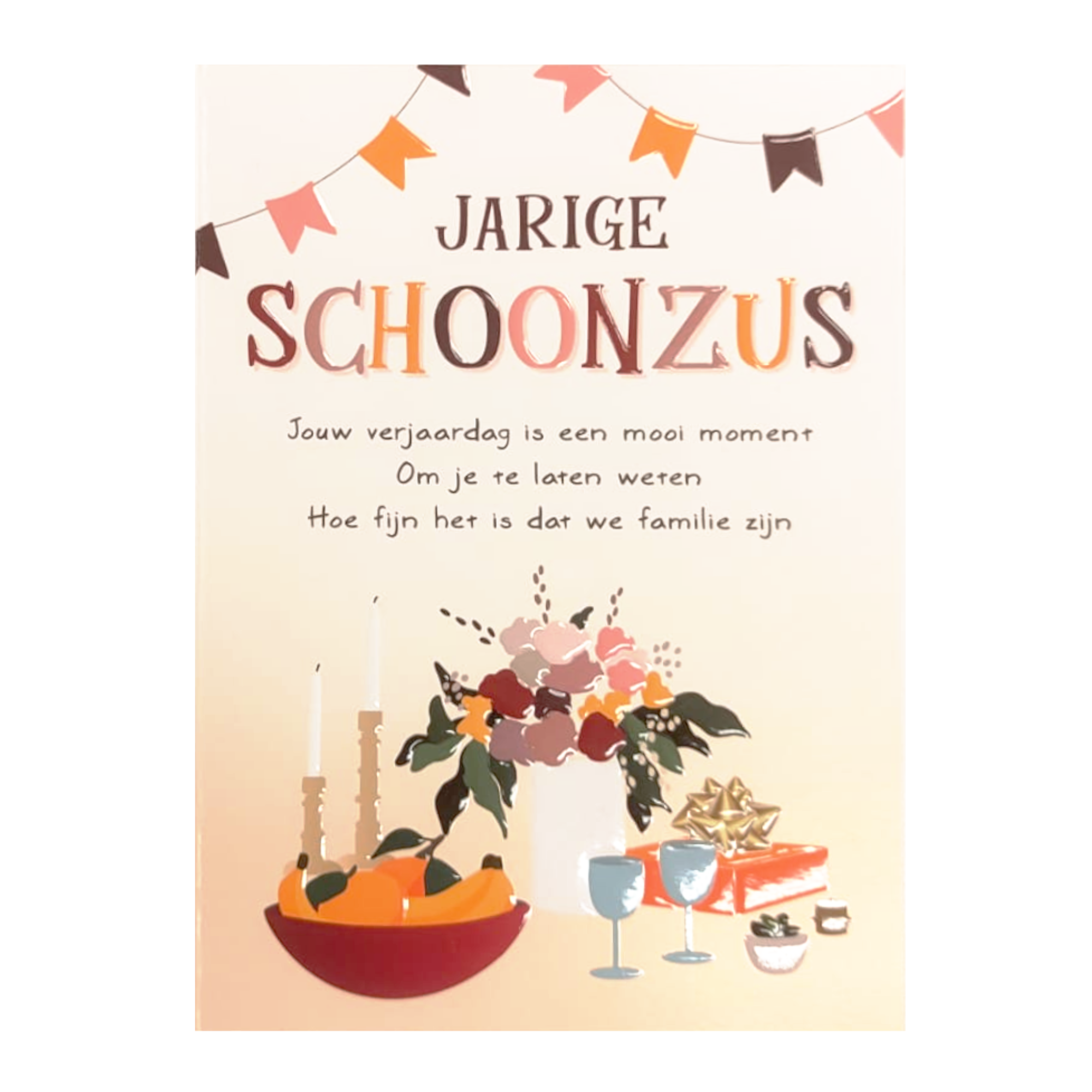 Kaart - Intense - Jarige schoonzus - TE031-D