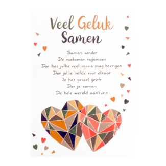 Artige Kaart - Intense - Veel geluk samen - TE010-C