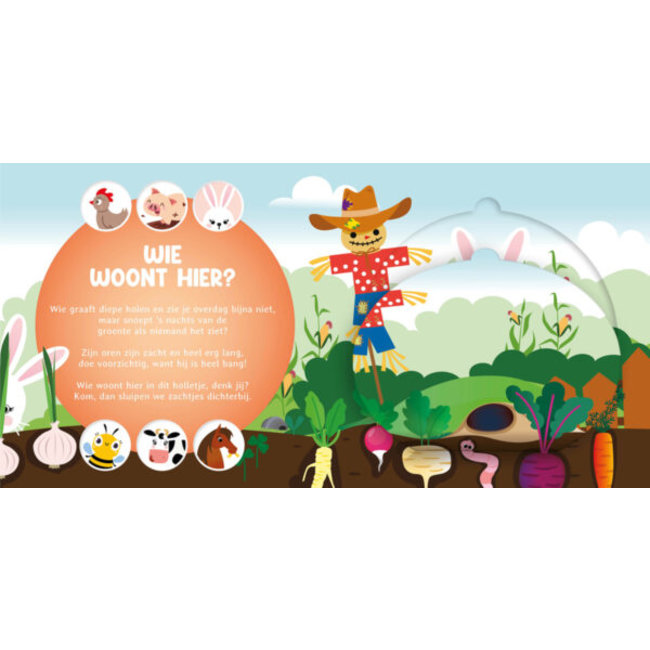 Lantaarn Boek - Wie woont hier? - Op de boerderij