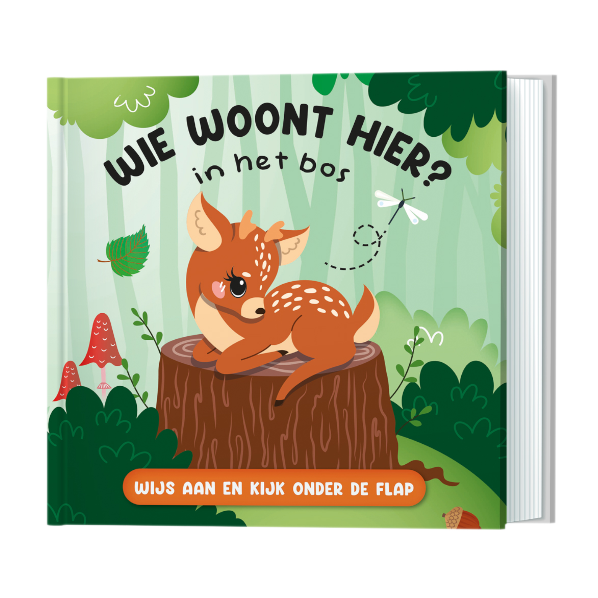Boek - Wie woont hier? - In het bos