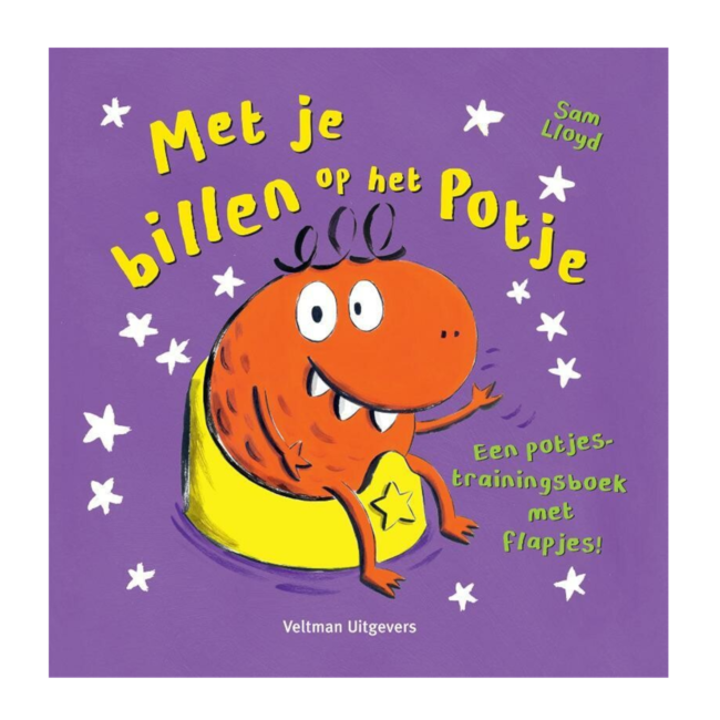 Veltman Boek - Flapjesboek - Met je billen op het potje