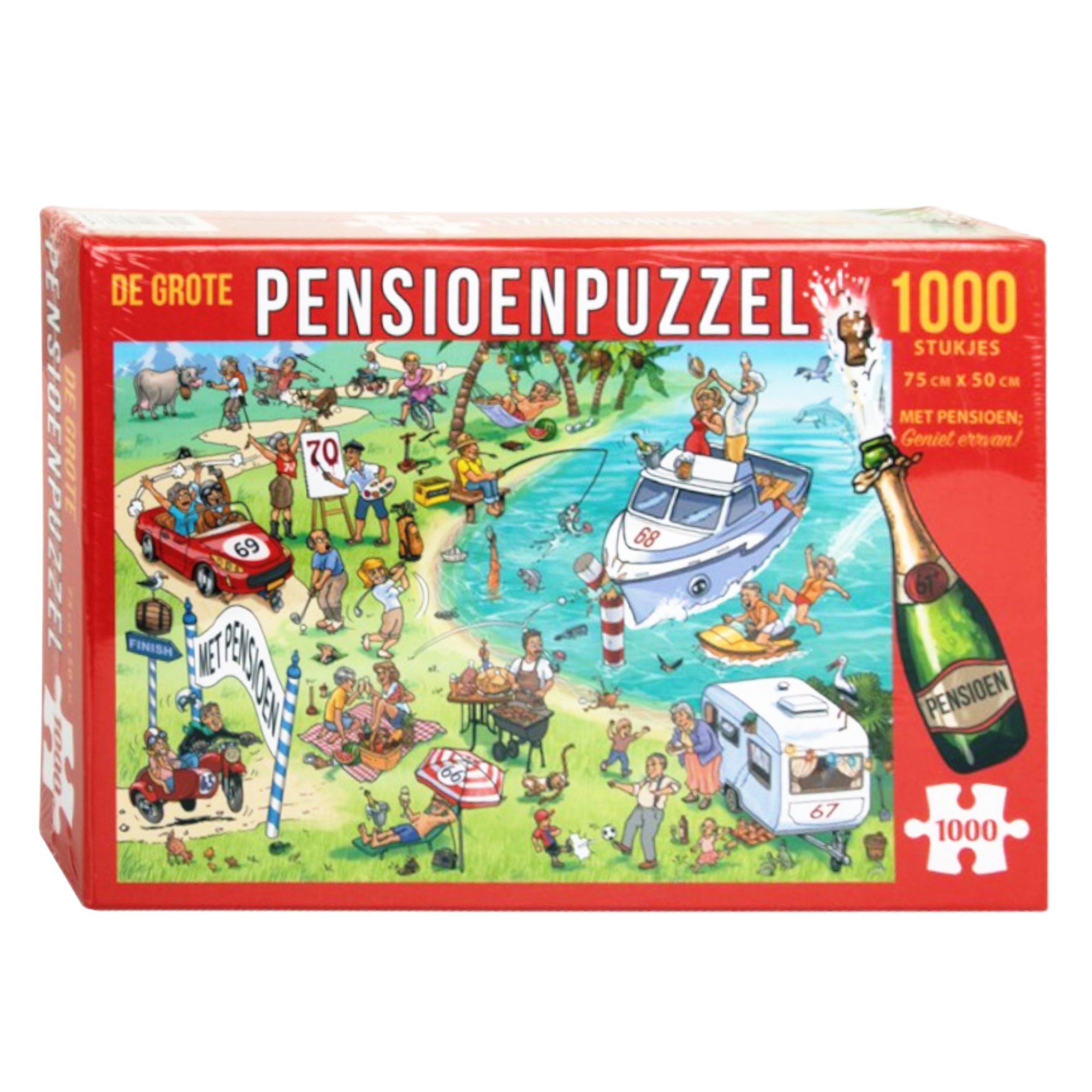 Puzzel - Pensioen - 1000st. - 75x50cm.
