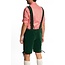 Partychimp Lederhose - Johann - Groen - Kort - M