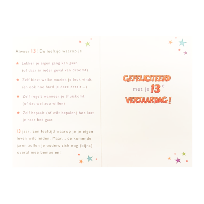 Artige Kaart - That funny age - 13 jaar - TFA016