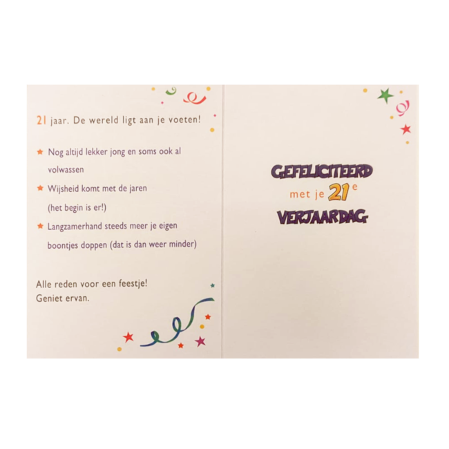 Artige Kaart - That funny age - 21 jaar - TFA027