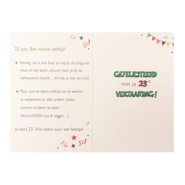Artige Kaart - That funny age - 23 jaar - TFA030