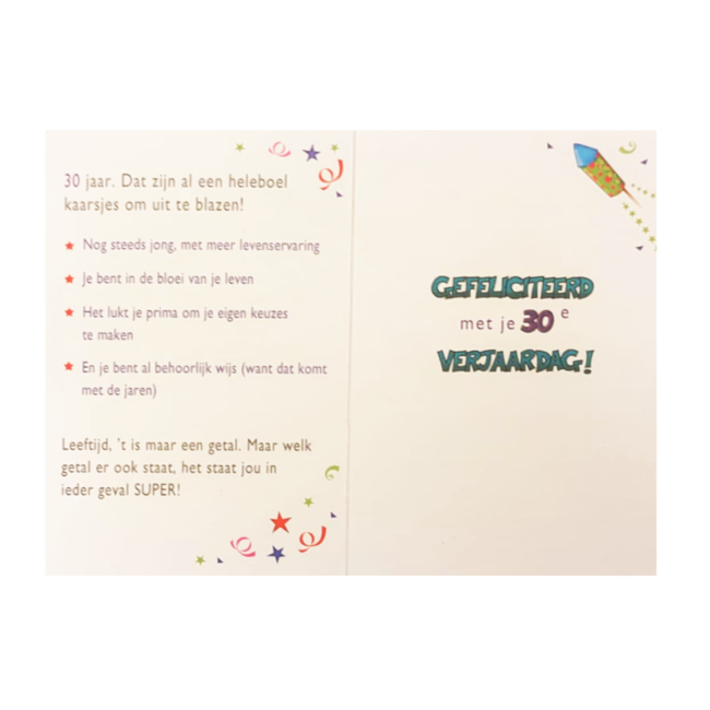 Artige Kaart - That funny age - 30 jaar - TFA038