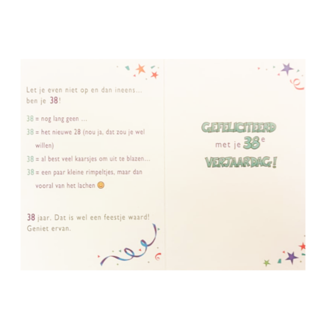 Artige Kaart - That funny age - 38 jaar - AT1033-E