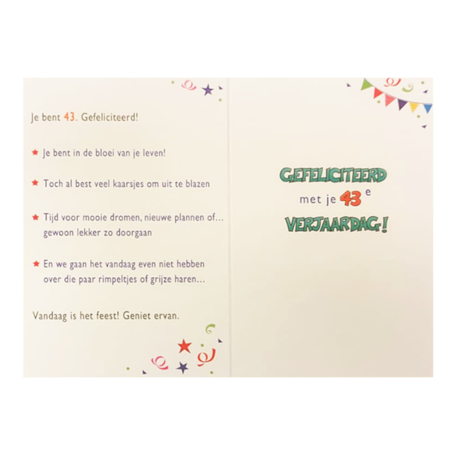 Artige Kaart - That funny age - 43 jaar - TFA053