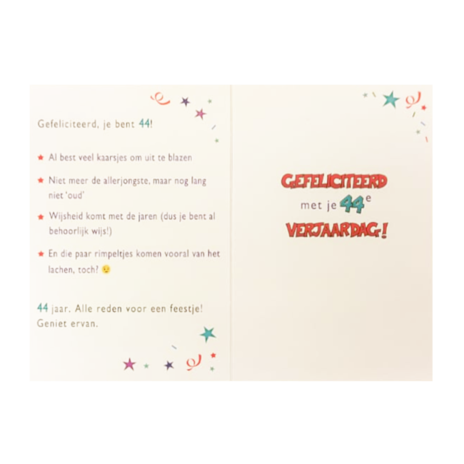 Artige Kaart - That funny age - 44 jaar - TFA054