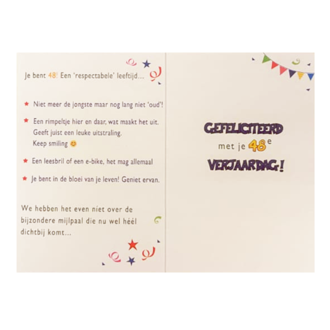 Artige Kaart - That funny age - 48 jaar - TFA058