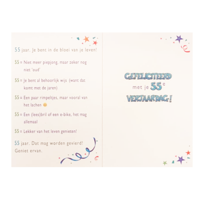 Artige Kaart - That funny age - 55 jaar - TFA068