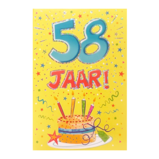 Artige Kaart - That funny age - 58 jaar - TFA071