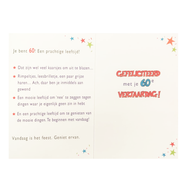 Artige Kaart - That funny age - 60 jaar - TFA075