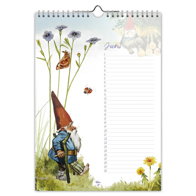 Comello Verjaardagskalender - Rien Poortvliet - De Kabouter