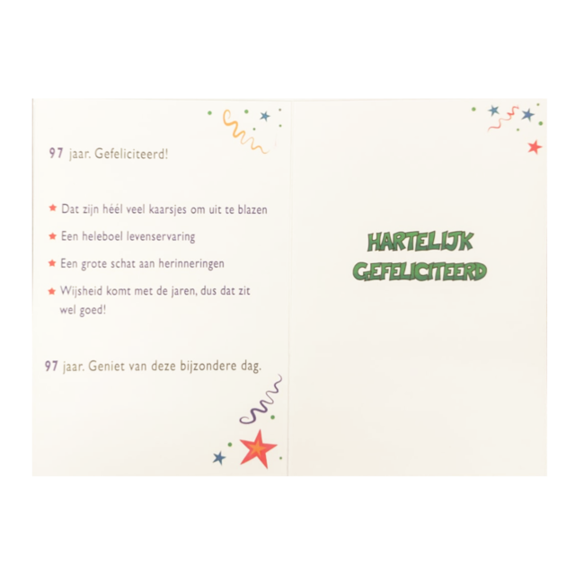 Artige Kaart - That funny age - 97 jaar - TFA120