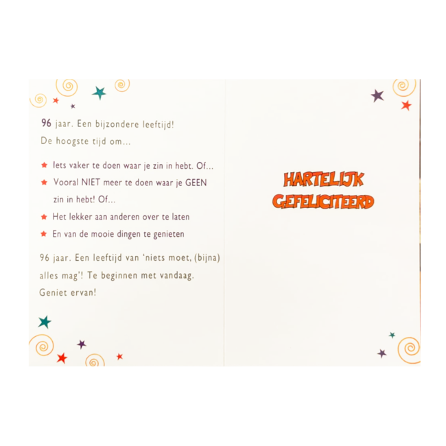 Artige Kaart - That funny age - 96 jaar - TFA119