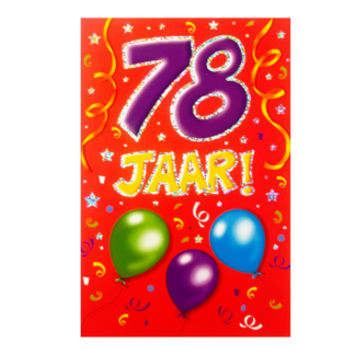 Artige Kaart - That funny age - 78 jaar - AT1045-D