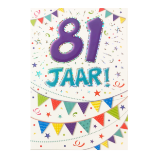 Artige Kaart - That funny age - 81 jaar - AT1046-C