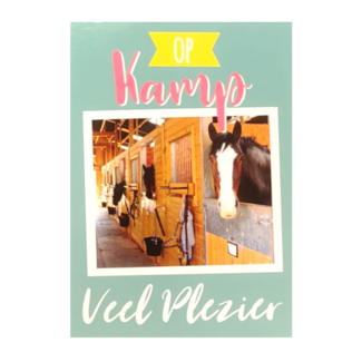 Artige Kaart - Seasonals - Op kamp, veel plezier - ASP11