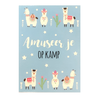 Artige Kaart - Seasonals - Amuseer je op kamp - ASP08
