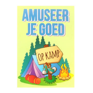 Artige Kaart - Seasonals - Amuseer je goed op kamp - ASP07