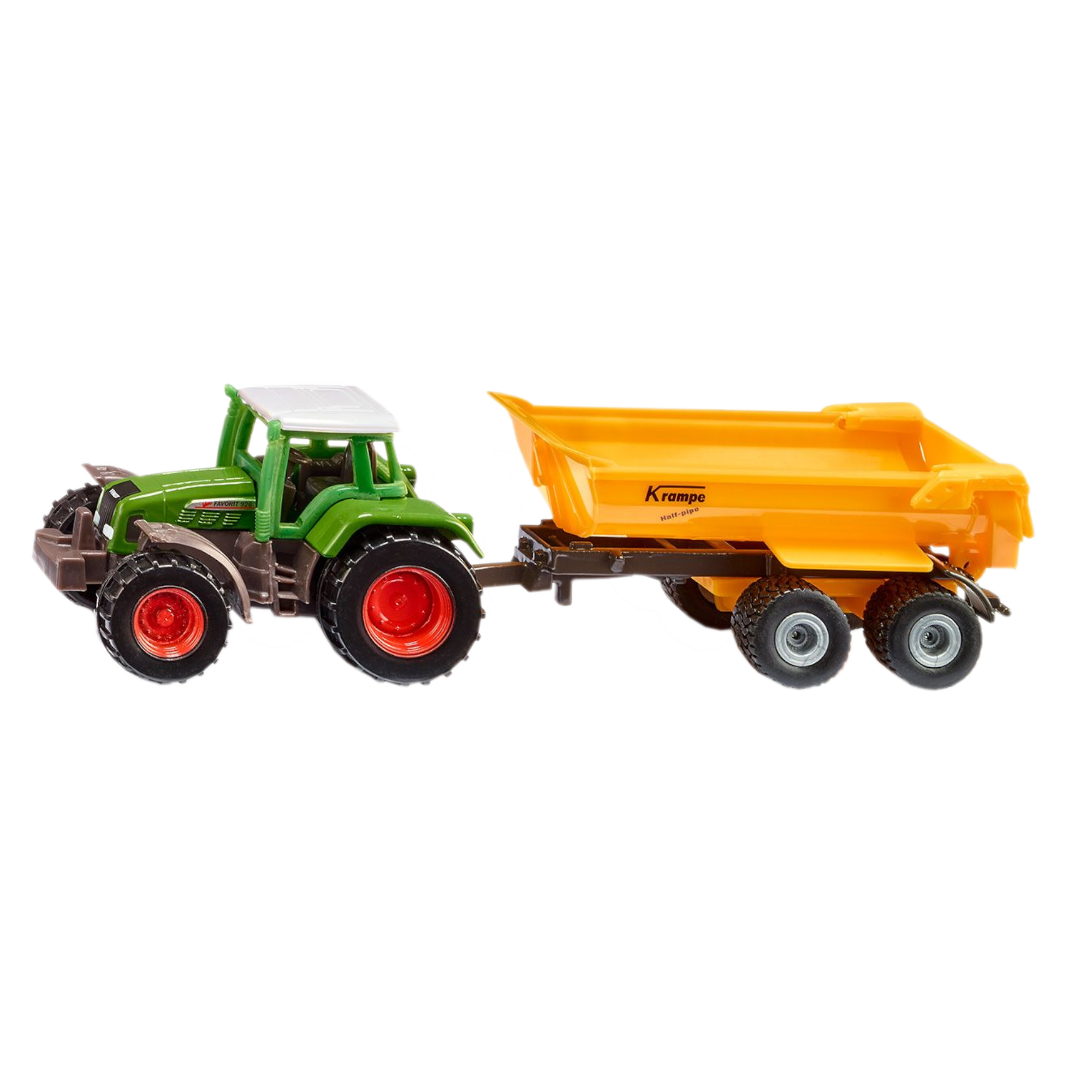Auto - Tractor - Fendt met trailer en kiepbak - Siku