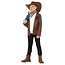 Smiffys Sheriff - Kostuum - Cowboy - Bruin - mt.116/128