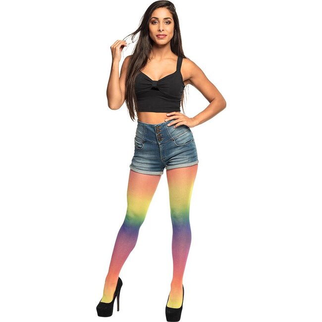 Boland Panty - Regenboog kleuren - 50 denier