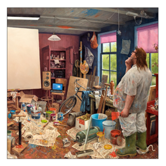 Comello Kaart - Wachten op inspiratie - Marius van Dokkum