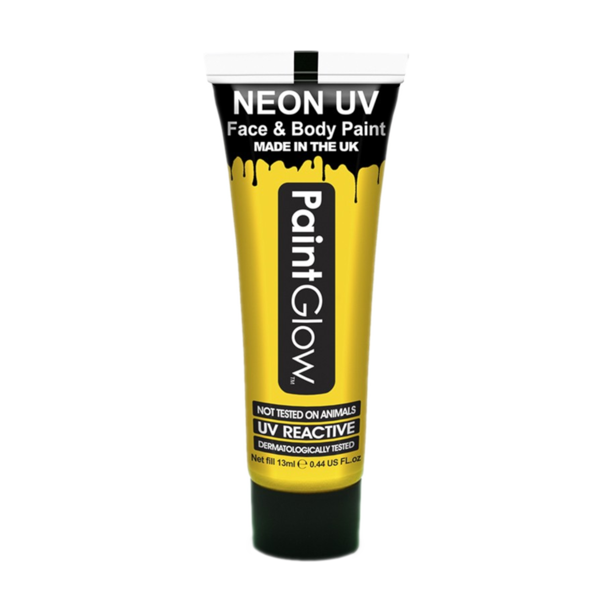 Schmink - Neon UV - Geel - 10 ml