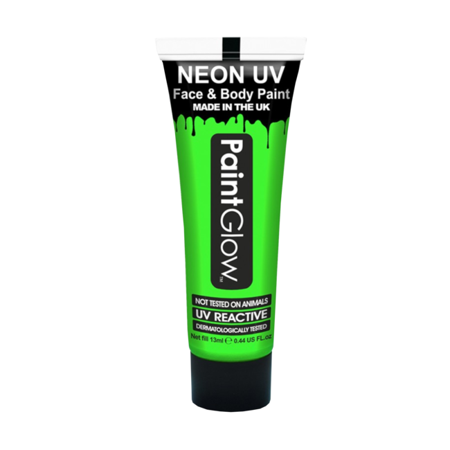 PartyXplosion Schmink - Neon UV - Groen - 10 ml