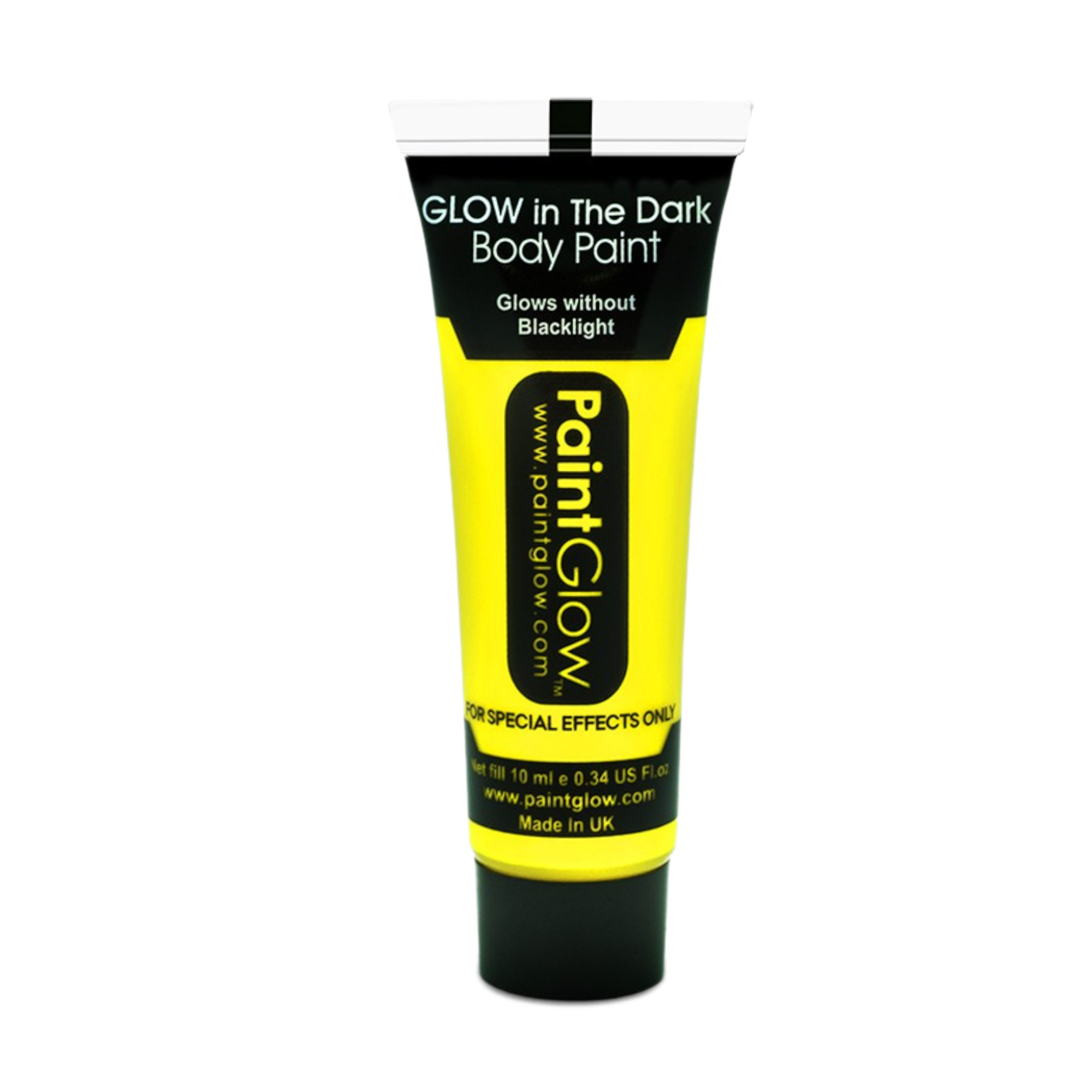 Schmink - Glow in the dark - Geel - 10ml