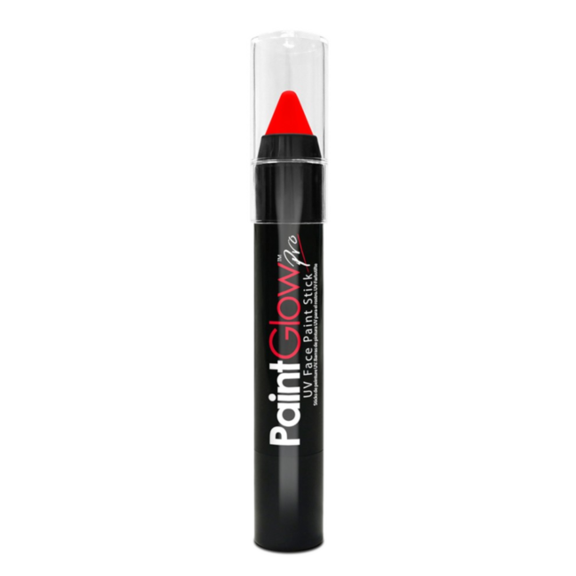 PartyXplosion Schmink - UV stick - Rood